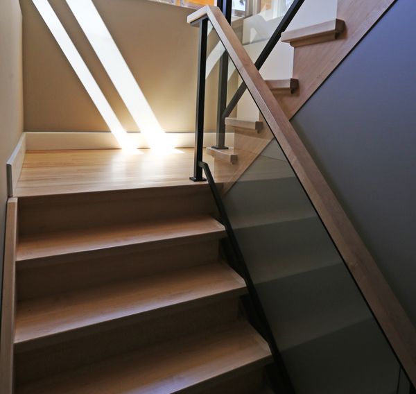 Modern cedar-clad addition by Sirois & Sons